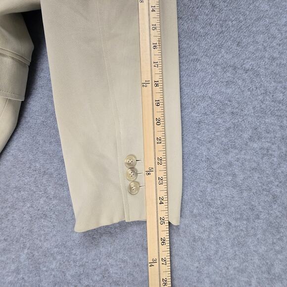 Tasso Elba Mens Sport Coat Size 42 Blazer Suit Jacket 100% Spun Silk 3 button - Picture 16 of 16